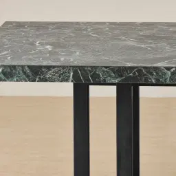 Grayson Matte Black Rectangular Dining Table with Matte Emerald Green Sintered Stone Top - 268x118cm