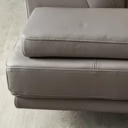 Aster Warm Stone Grey Modular Right Chaise Lounge - Black Legs