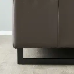 Aster Warm Stone Grey Modular Right Chaise Lounge - Black Legs