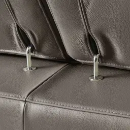 Aster Warm Stone Grey Modular Right Chaise Lounge - Black Legs