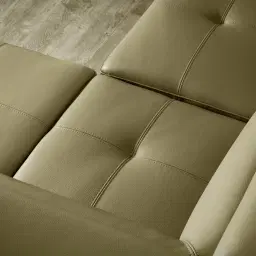 Aster Garden Green Modular Right Chaise Lounge - Black Legs