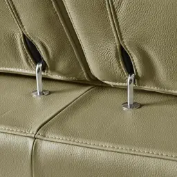 Aster Garden Green Modular Right Chaise Lounge - Black Legs