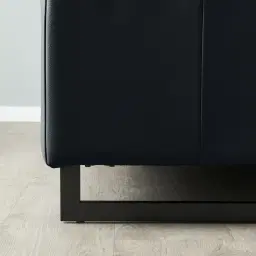 Aster Night Blue Modular Right Chaise Lounge - Black Legs