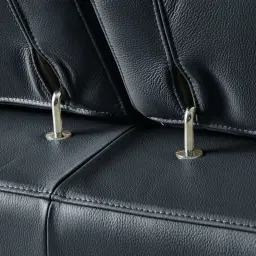 Aster Night Blue Modular Right Chaise Lounge - Black Legs