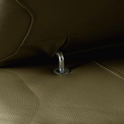 Lennox Garden Green Leather 2-Seater Sofa - Black Legs