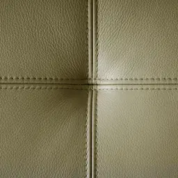 Lennox Garden Green Leather 2-Seater Sofa - Black Legs