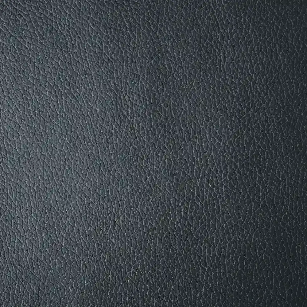 Elena Night Blue Leather 3-Seater Electric Recliner - Black Legs