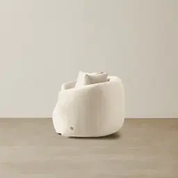 Everett Cream Velvet 2 Seater Sofa - Dark Brown Legs