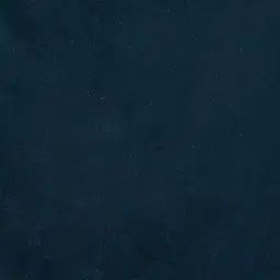 Crown Navy Blue Velvet 3-Seater Sofa - Champagne Gold Stainless Steel Legs