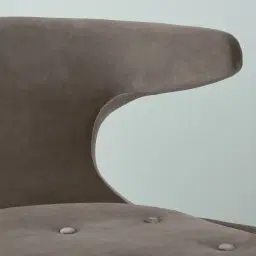 Tarrington Mushroom Velvet Occasional Chair