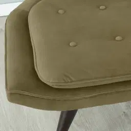 Tarrington Olive Green Velvet Occasional Chair
