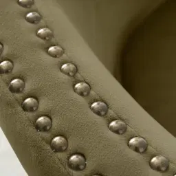 Vogue Olive Green Velvet Occasional Chair	