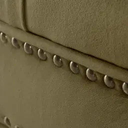 Vogue Olive Green Velvet Ottoman