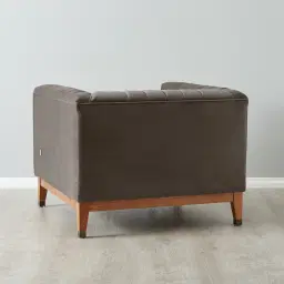 Astoria III Mushroom Velvet Occasional Chair