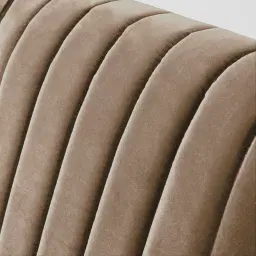 Roosevelt Light Beige Velvet Occasional Chair