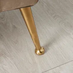 Roosevelt Light Beige Velvet Occasional Chair