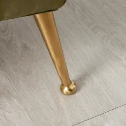 Roosevelt Olive Green Velvet Occasional Chair