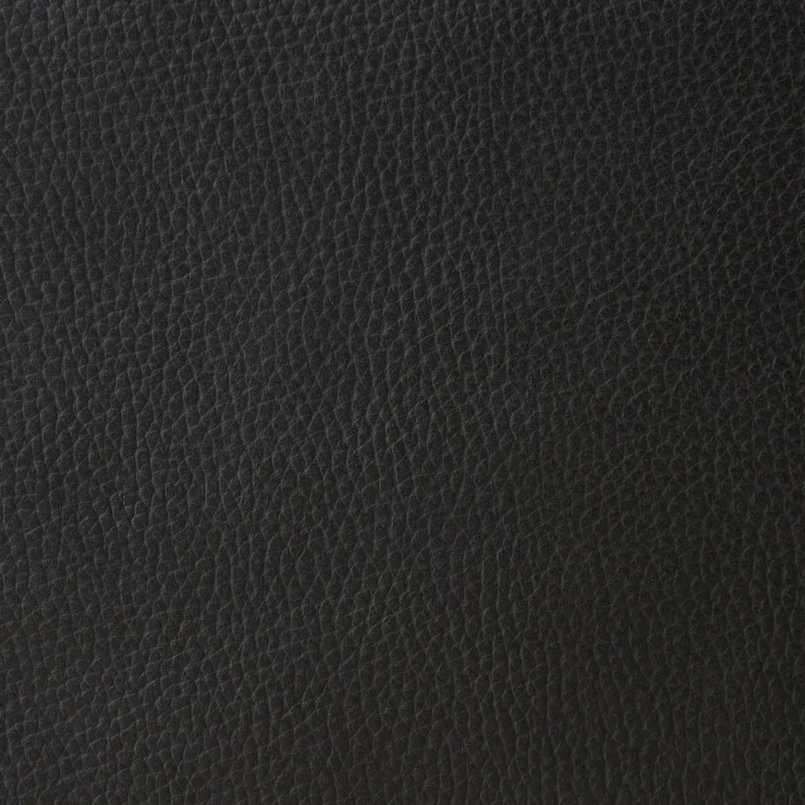 Fortitude Black Leather 3-Seater Sofa