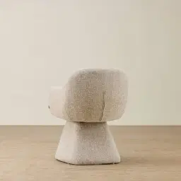 Antonia Royal Cream Swivel Dining Chair