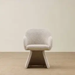 Antonia Royal Cream Swivel Dining Chair