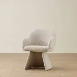 Antonia Royal Cream Swivel Dining Chair
