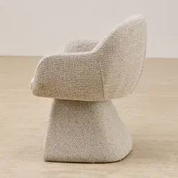 Antonia Royal Cream Swivel Dining Chair