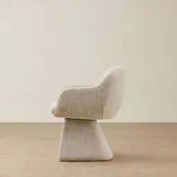 Antonia Royal Cream Swivel Dining Chair
