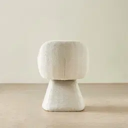 Antonia Fusion Grey Fabric Swivel Dining Chair