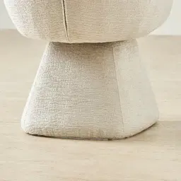 Antonia Fusion Grey Fabric Swivel Dining Chair