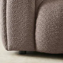 Gabriella Warm Taupe Woven Fabric Occasional Chair