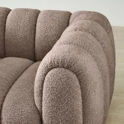 Gabriella Warm Taupe Woven Fabric Occasional Chair
