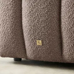 Gabriella Warm Taupe Woven Fabric Occasional Chair