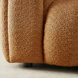 Gabriella Vintage Mustard Woven Fabric Occasional Chair