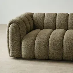 Gabriella Winter Moss 3-Seater Woven Fabric Sofa