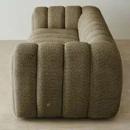 Gabriella Winter Moss 3-Seater Woven Fabric Sofa