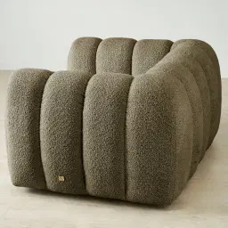 Gabriella Winter Moss Woven Fabric Occasional Chair