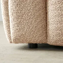 Gabriella Antelope 3-Seater Woven Fabric Sofa