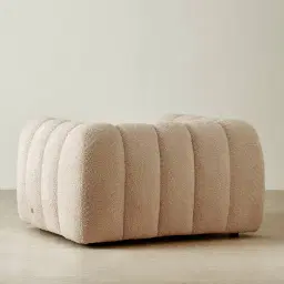 Gabriella Antelope Woven Fabric Occasional Chair