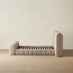 Gabriella Mid Beige Fabric King Bed