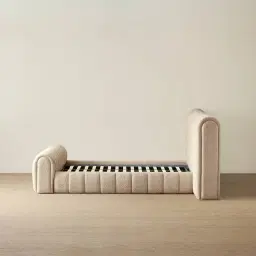Gabriella Mid Beige Fabric King Bed