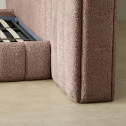Gabriella Warm Taupe Fabric King Bed