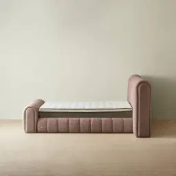Gabriella Warm Taupe Fabric King Bed