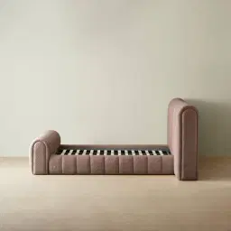 Gabriella Warm Taupe Fabric Queen Bed