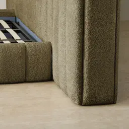 Gabriella Winter Moss Fabric King Bed