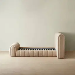 Gabriella Antelope Fabric Queen Bed