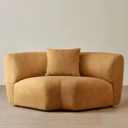 Willow Vintage Mustard Woven Fabric Modular Corner Seat