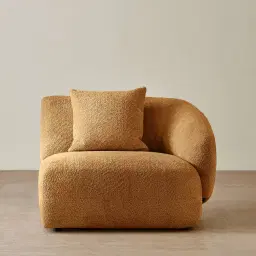 Willow Vintage Mustard Woven Fabric Modular Right Arm Seat