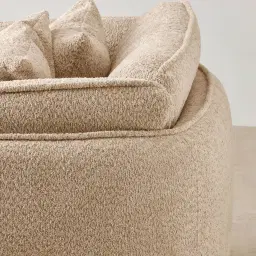 Marcela Antelope Woven Fabric Swivel Occasional Chair