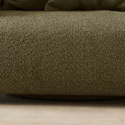 Marcela II Winter Moss Woven Fabric Swivel Occasional Chair