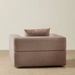 Riviera III Warm Taupe Woven Fabric Occasional Chair